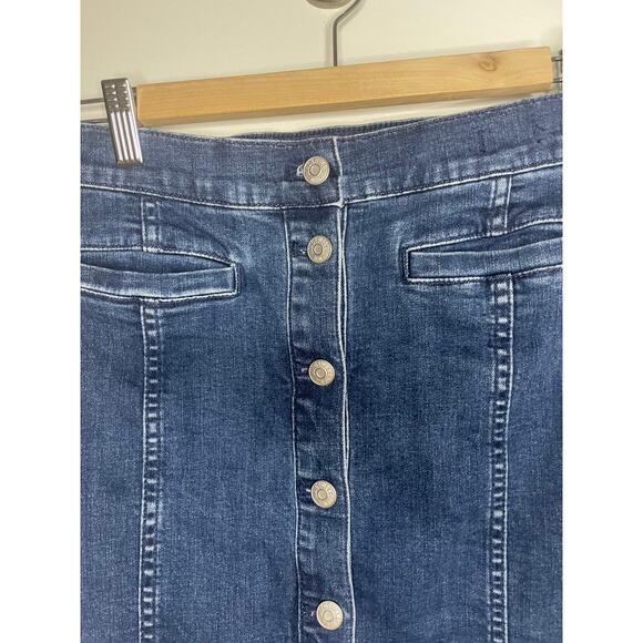 Madewell Denim mini skirt SZ 27 - Picture 3 of 6